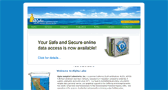 Desktop Screenshot of alpha-labs.com